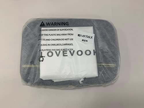 LOVEVOOK Women's Toiletry Bag, Waterproof Hanging Toiletry Bag, Foldable Wash Bag, Cosmetic Bag, Large with 360° Rotating Hooks, Dark Blue, darkblue, Women - Image 7