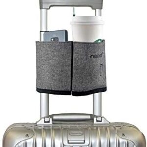 riemot Suitcase Drink Holder for Coffee Drinking Cup Bottle Holder Luggage Cup Holder Additional Bag - Foldable Practical Travel Accessory Accessory for Travellers, Flight Attendants, Adjustable