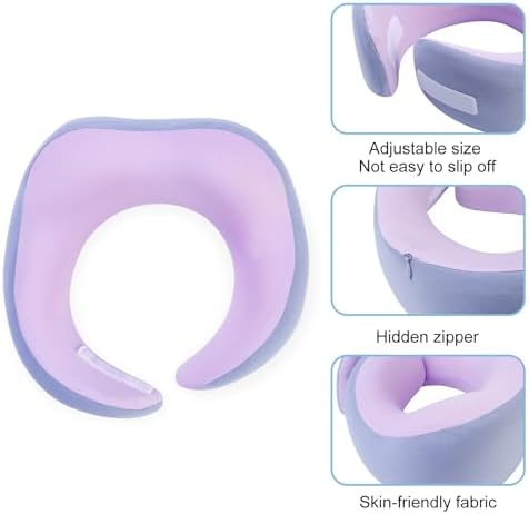 Gemice Aeroplane Neck Pillow, Travel Pillow, with Velcro Travel Pillow, Memory Foam, Neck Squirrel Adults, Aeroplane Gadgets, with Fabric Layer for Easy Disassembly and Cleaning - Image 5