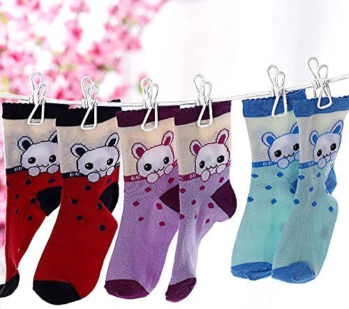 Nuzamas 2 x 12 Pegs Clothes Lines Portable Expandable Adjustable Retractable Clothes Airer for Camping Travel Indoor Clothes Drying - Image 2