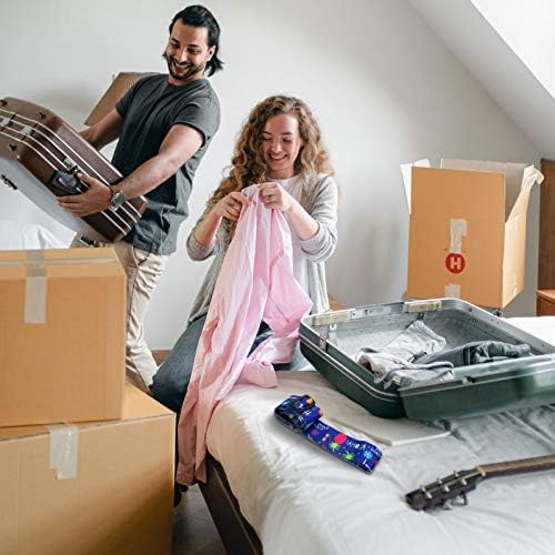 Amosfun Luggage Strap Suitcase Pineapple Pattern Travel Accessories Luggage Strap Suitcase Travel Buckle Belt Non-Slip Packing Belt for Travel - Image 5