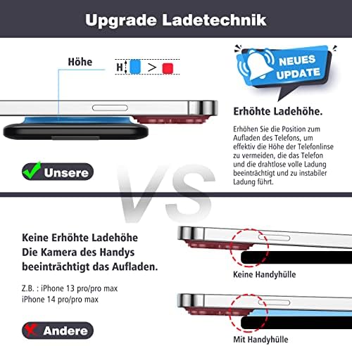 Mag-Safe Charging Station for iPhone Wireless Charger, 3-in-1 Foldable Wireless Charger Compatible with iPhone 14, 13, 12, 11 Pro Max Plus, Travel Charging Station for Apple Watch and Air Pods - Image 6