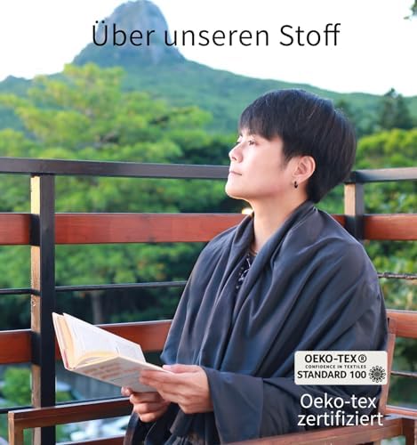 Litume Ultralight Travel Blanket and Breathable, 170 x 122 cm Soft Plane Blanket for Travellers, Foldable Camping Blanket with Pack Sack for Travel, Train, Plane, Car, Camp - Image 5