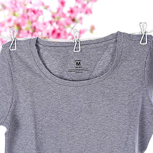 Nuzamas 2 x 12 Pegs Clothes Lines Portable Expandable Adjustable Retractable Clothes Airer for Camping Travel Indoor Clothes Drying - Image 5